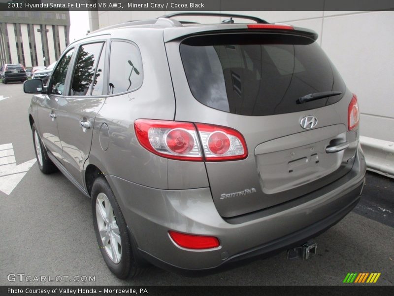 Mineral Gray / Cocoa Black 2012 Hyundai Santa Fe Limited V6 AWD
