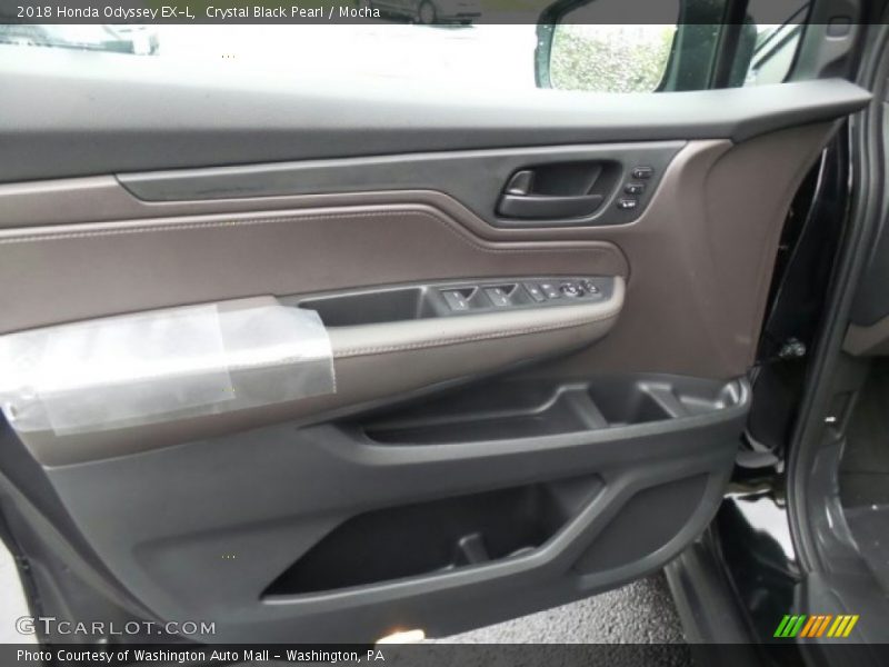 Crystal Black Pearl / Mocha 2018 Honda Odyssey EX-L