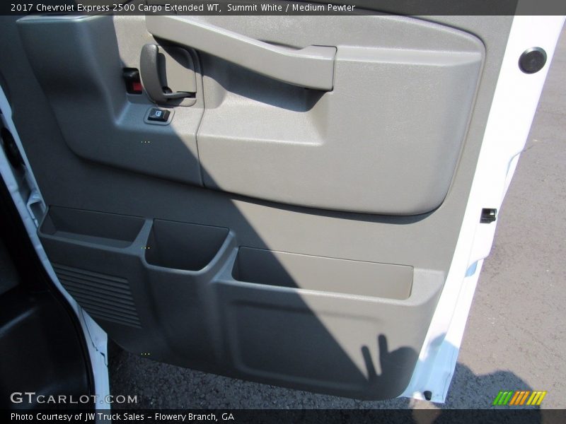 Summit White / Medium Pewter 2017 Chevrolet Express 2500 Cargo Extended WT