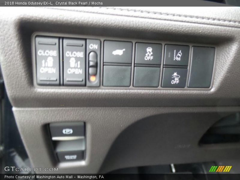 Crystal Black Pearl / Mocha 2018 Honda Odyssey EX-L