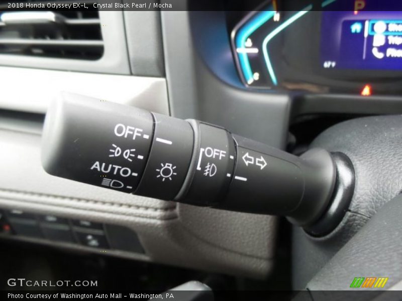 Crystal Black Pearl / Mocha 2018 Honda Odyssey EX-L
