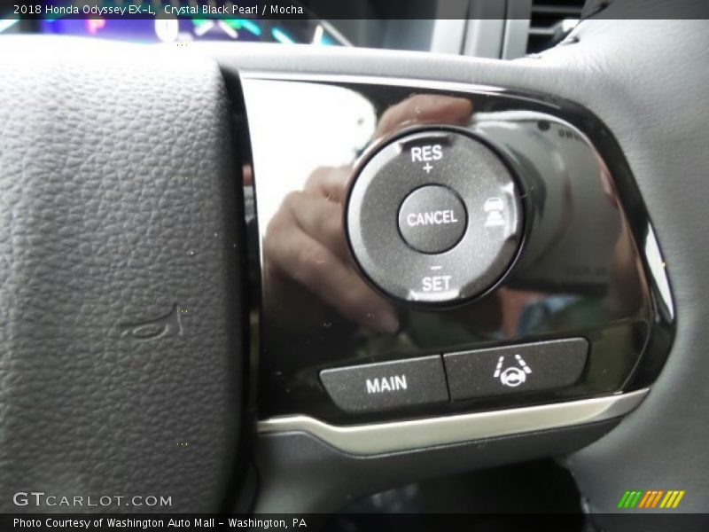 Crystal Black Pearl / Mocha 2018 Honda Odyssey EX-L