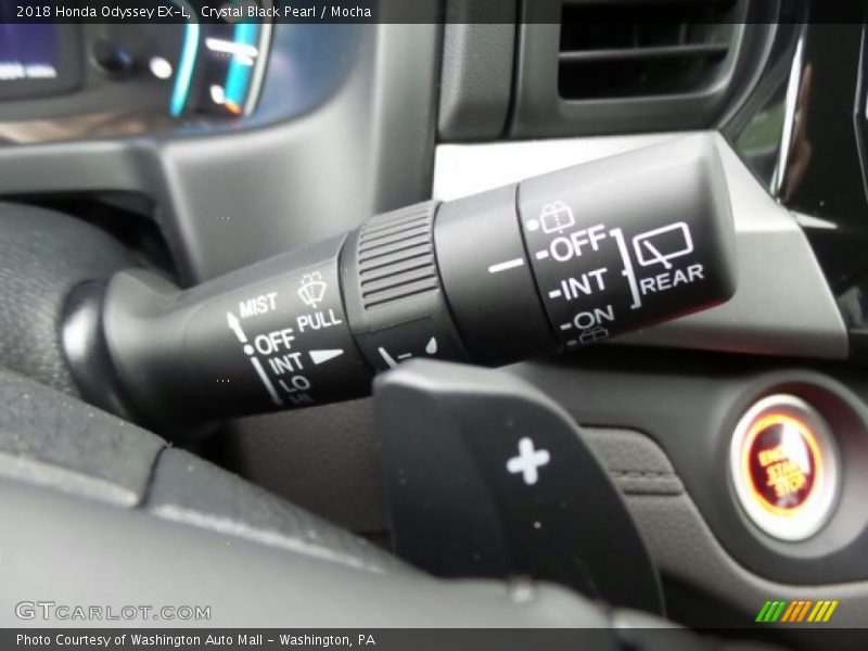 Crystal Black Pearl / Mocha 2018 Honda Odyssey EX-L