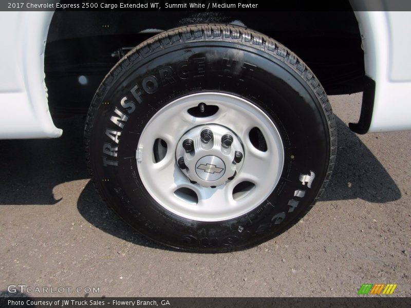Summit White / Medium Pewter 2017 Chevrolet Express 2500 Cargo Extended WT