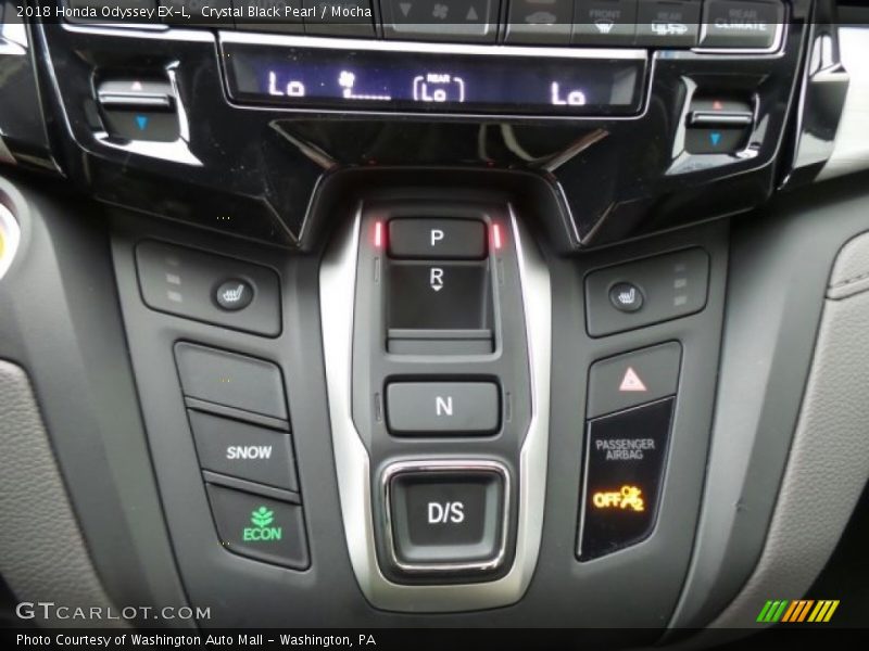 Crystal Black Pearl / Mocha 2018 Honda Odyssey EX-L
