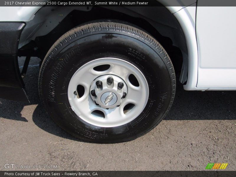 Summit White / Medium Pewter 2017 Chevrolet Express 2500 Cargo Extended WT