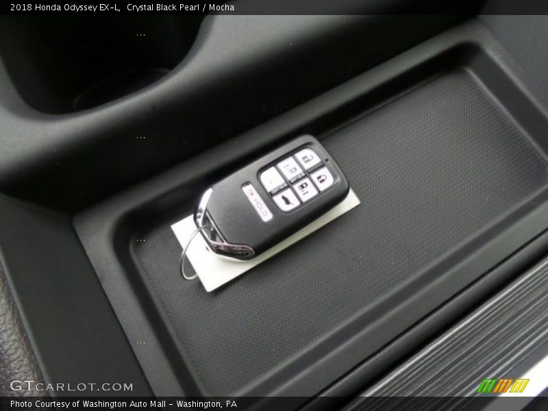 Crystal Black Pearl / Mocha 2018 Honda Odyssey EX-L