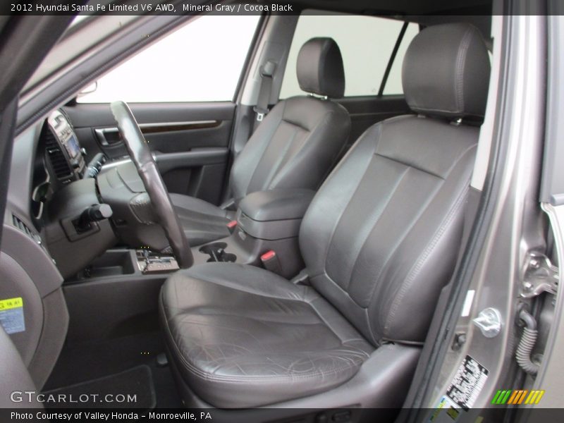 Mineral Gray / Cocoa Black 2012 Hyundai Santa Fe Limited V6 AWD