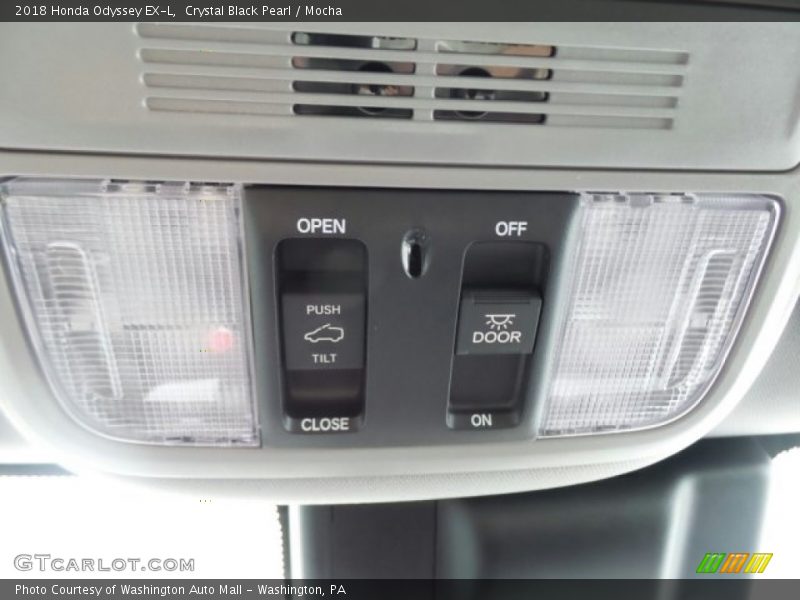 Crystal Black Pearl / Mocha 2018 Honda Odyssey EX-L