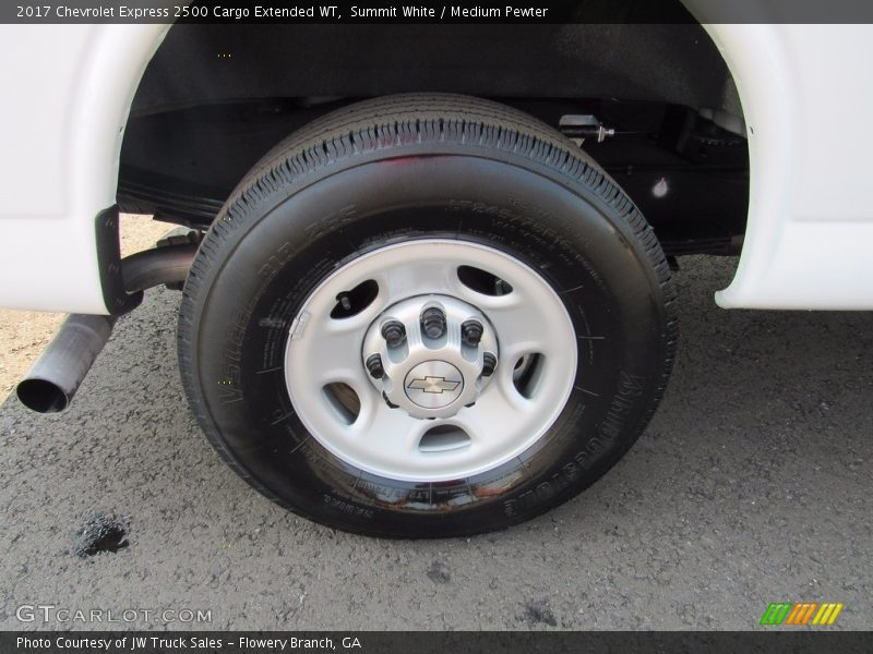 Summit White / Medium Pewter 2017 Chevrolet Express 2500 Cargo Extended WT