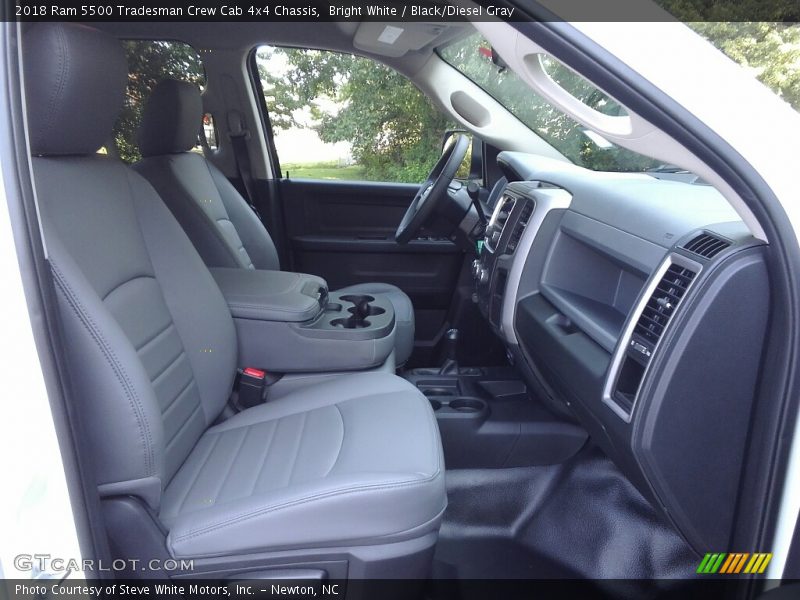 Front Seat of 2018 5500 Tradesman Crew Cab 4x4 Chassis