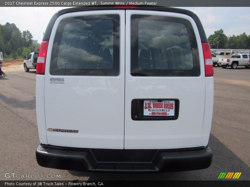 Summit White / Medium Pewter 2017 Chevrolet Express 2500 Cargo Extended WT