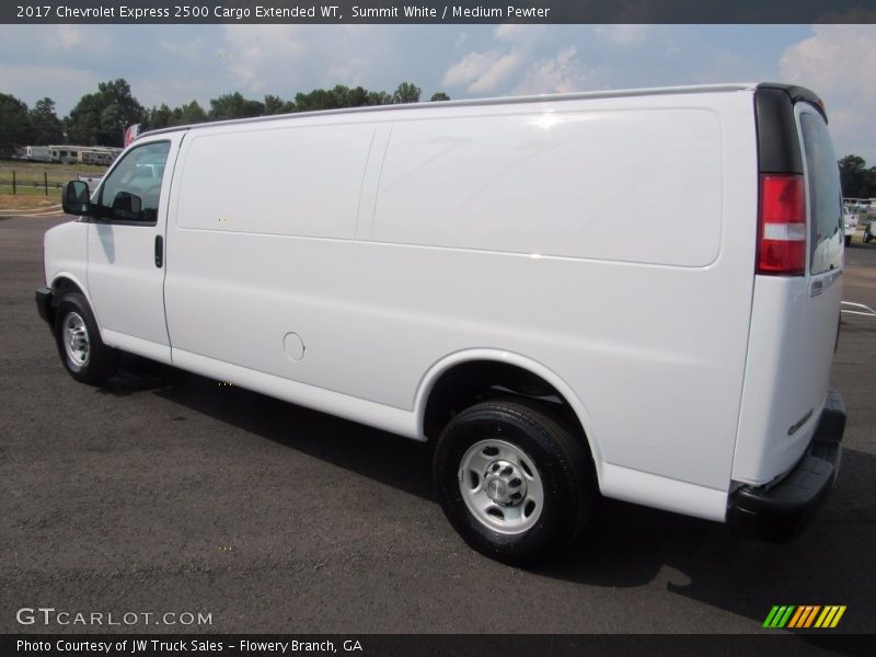 Summit White / Medium Pewter 2017 Chevrolet Express 2500 Cargo Extended WT