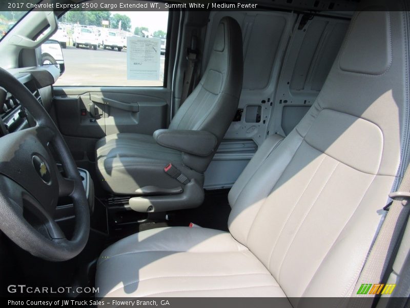 Summit White / Medium Pewter 2017 Chevrolet Express 2500 Cargo Extended WT