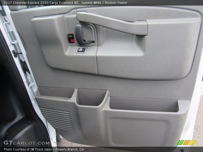 Summit White / Medium Pewter 2017 Chevrolet Express 2500 Cargo Extended WT