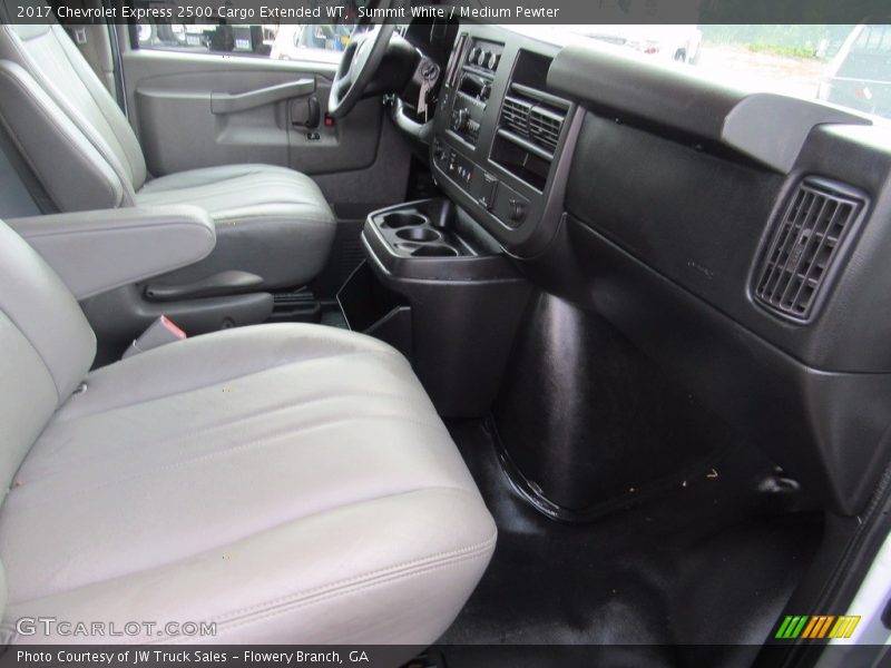 Summit White / Medium Pewter 2017 Chevrolet Express 2500 Cargo Extended WT