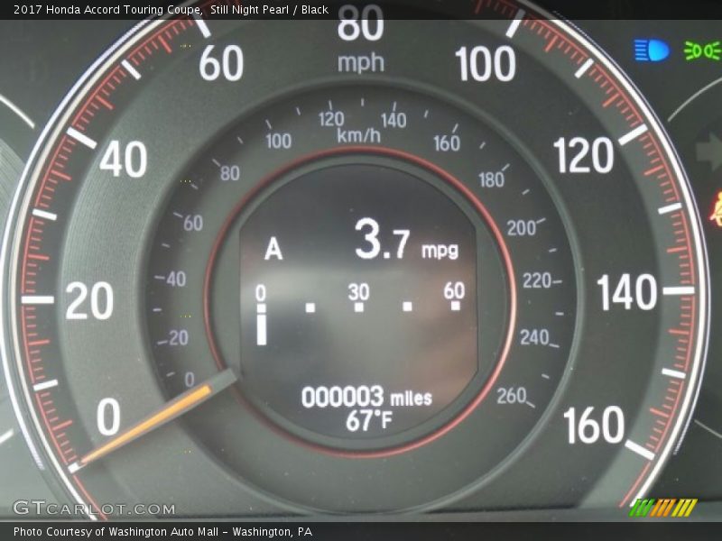  2017 Accord Touring Coupe Touring Coupe Gauges