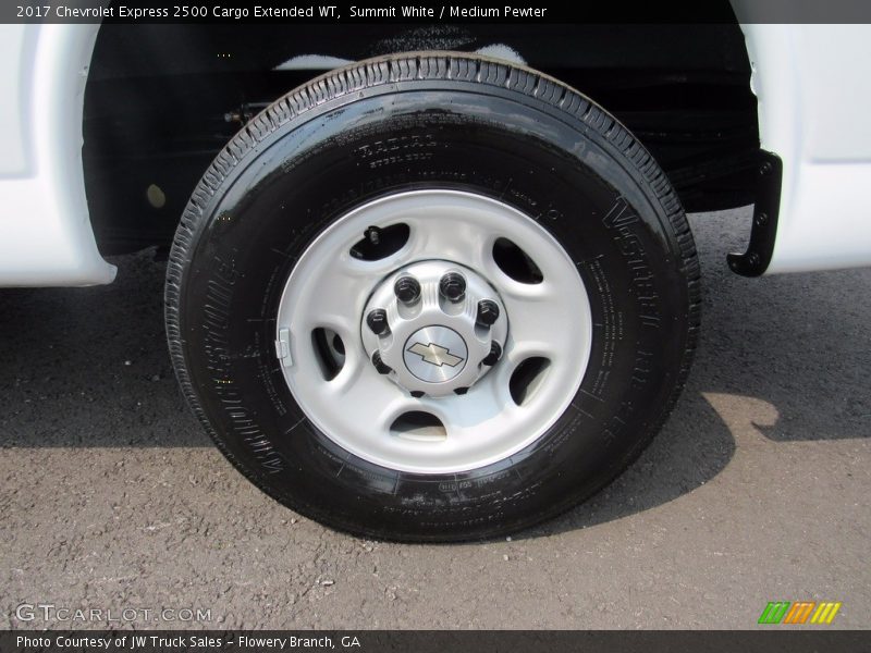 Summit White / Medium Pewter 2017 Chevrolet Express 2500 Cargo Extended WT