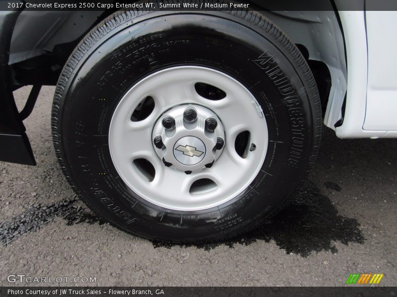 Summit White / Medium Pewter 2017 Chevrolet Express 2500 Cargo Extended WT