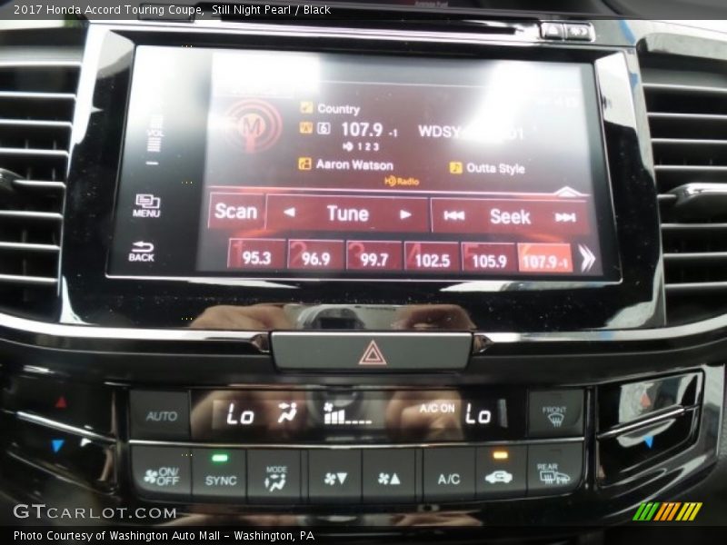 Controls of 2017 Accord Touring Coupe
