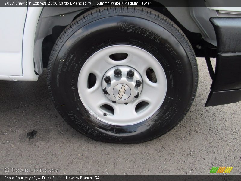 Summit White / Medium Pewter 2017 Chevrolet Express 2500 Cargo Extended WT