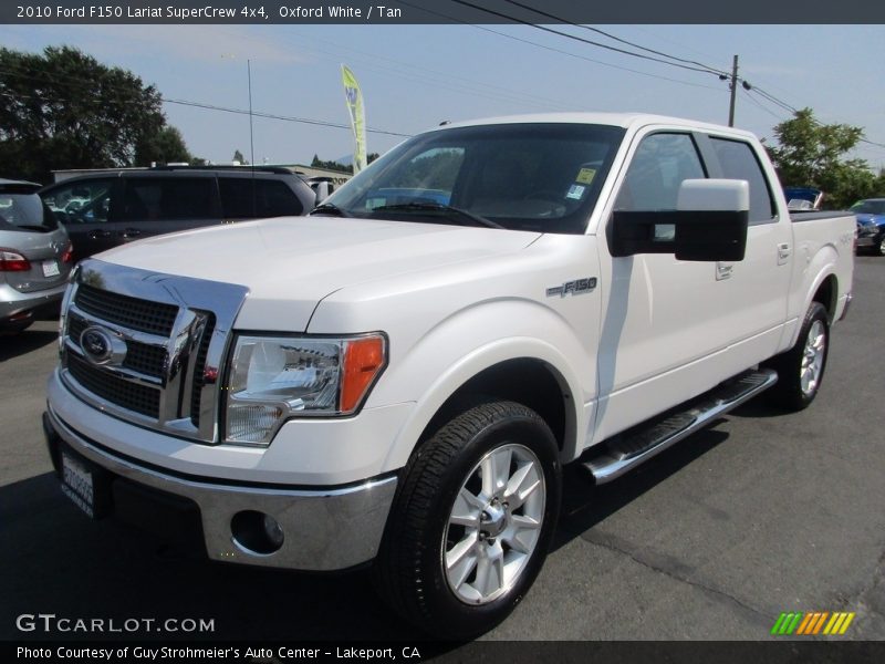 Oxford White / Tan 2010 Ford F150 Lariat SuperCrew 4x4