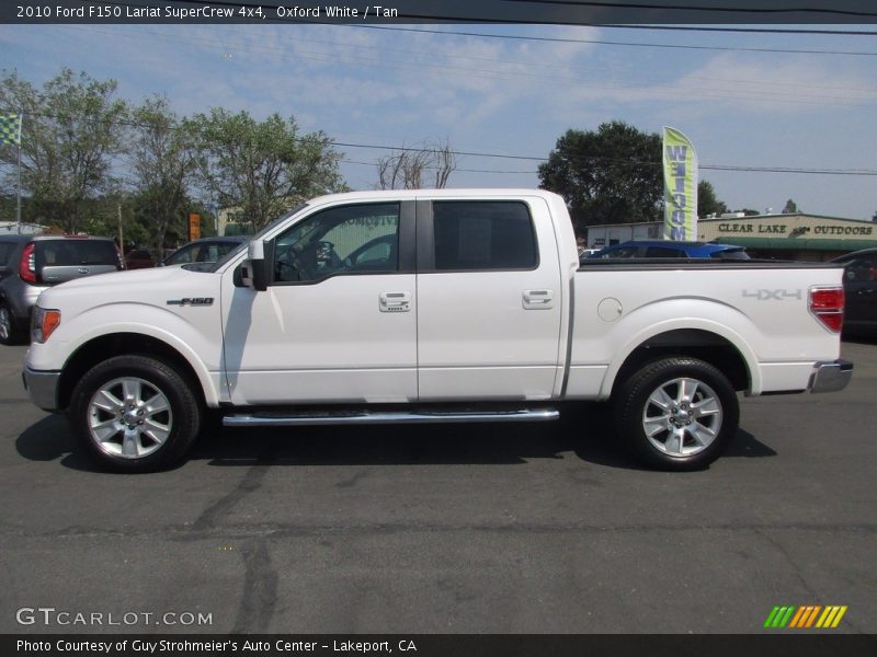 Oxford White / Tan 2010 Ford F150 Lariat SuperCrew 4x4