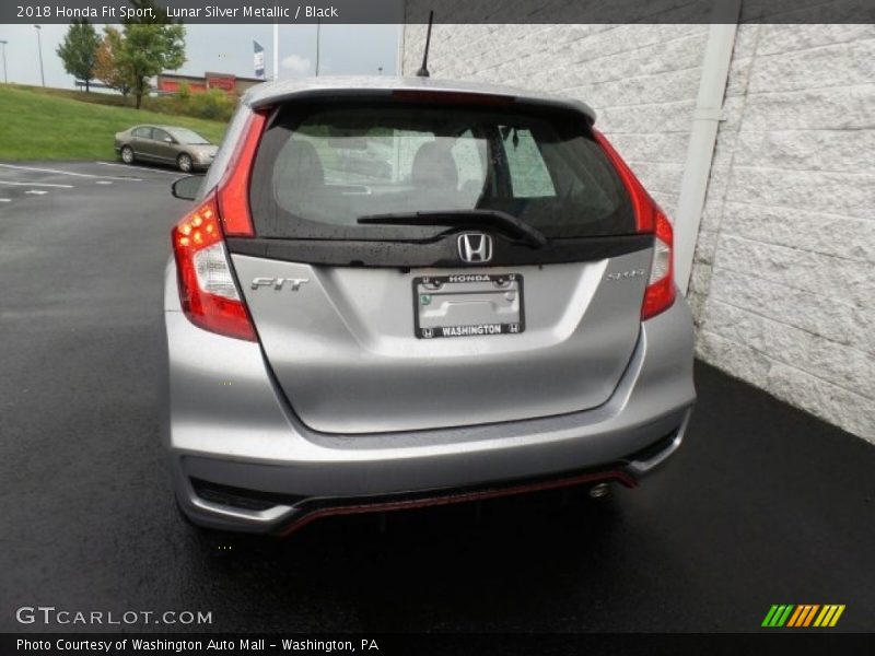 Lunar Silver Metallic / Black 2018 Honda Fit Sport