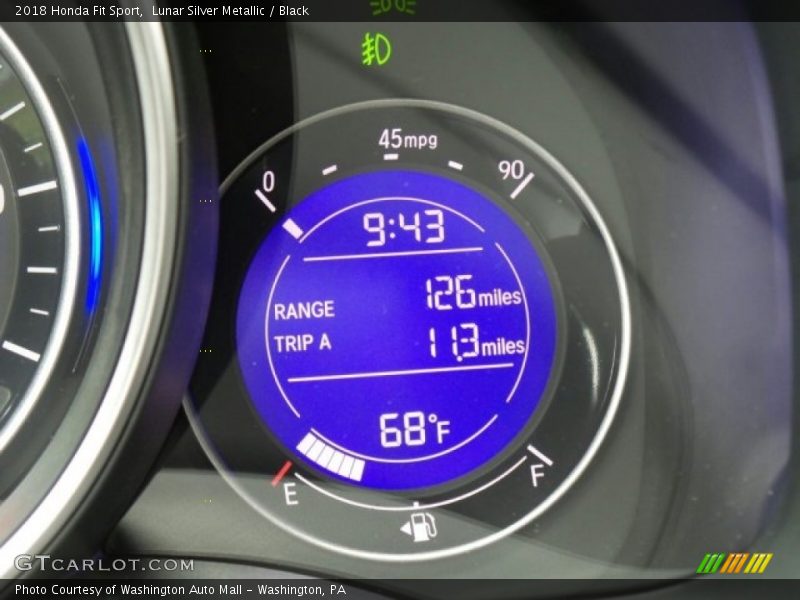 Lunar Silver Metallic / Black 2018 Honda Fit Sport