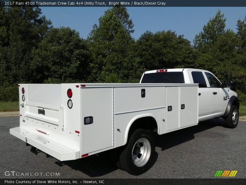 Bright White / Black/Diesel Gray 2017 Ram 4500 Tradesman Crew Cab 4x4 Utility Truck