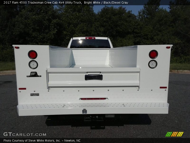 Bright White / Black/Diesel Gray 2017 Ram 4500 Tradesman Crew Cab 4x4 Utility Truck