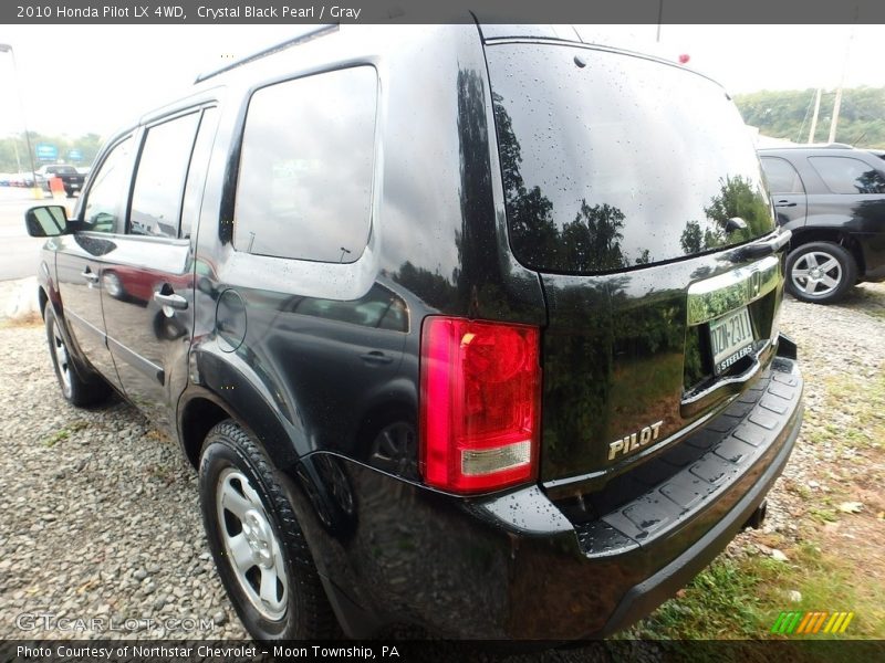 Crystal Black Pearl / Gray 2010 Honda Pilot LX 4WD