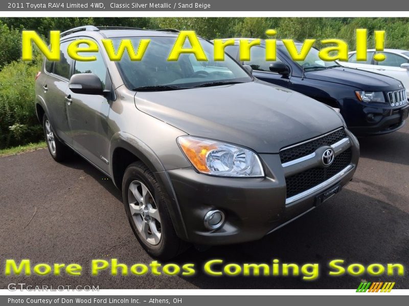 Classic Silver Metallic / Sand Beige 2011 Toyota RAV4 Limited 4WD