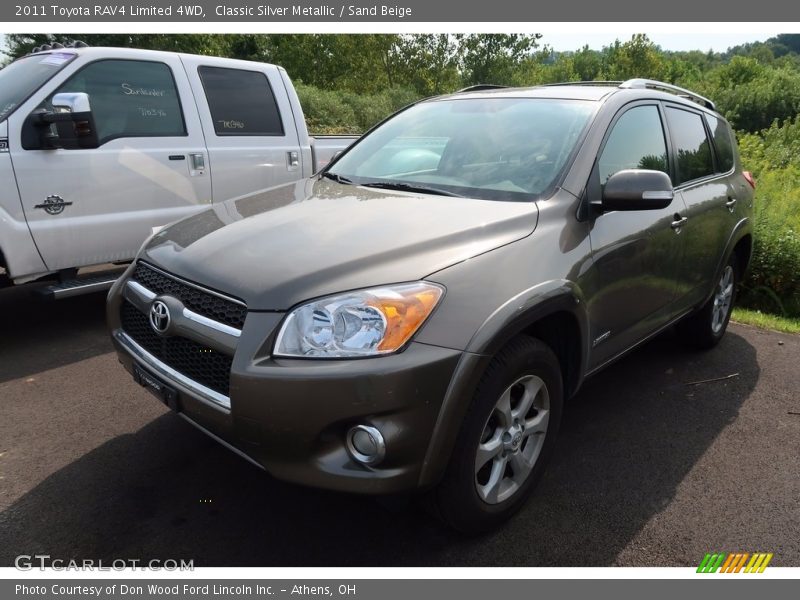 Classic Silver Metallic / Sand Beige 2011 Toyota RAV4 Limited 4WD