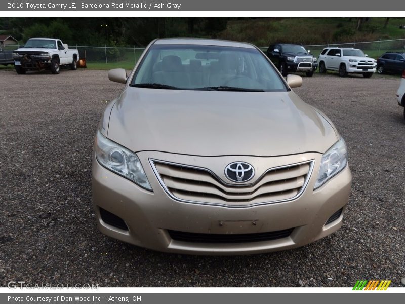 Barcelona Red Metallic / Ash Gray 2010 Toyota Camry LE