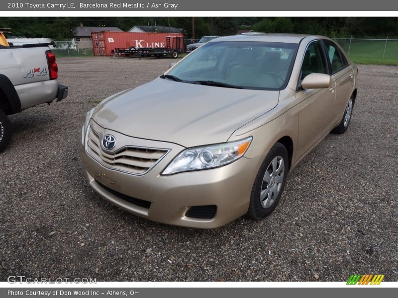 Barcelona Red Metallic / Ash Gray 2010 Toyota Camry LE