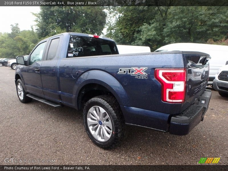 Blue Jeans / Black 2018 Ford F150 STX SuperCab 4x4