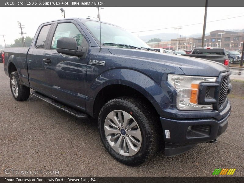  2018 F150 STX SuperCab 4x4 Blue Jeans