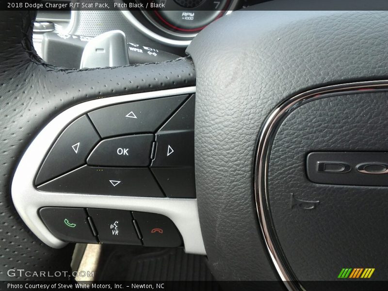 Pitch Black / Black 2018 Dodge Charger R/T Scat Pack