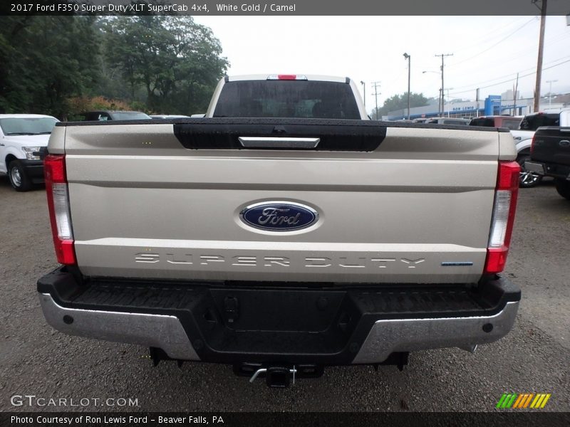 White Gold / Camel 2017 Ford F350 Super Duty XLT SuperCab 4x4