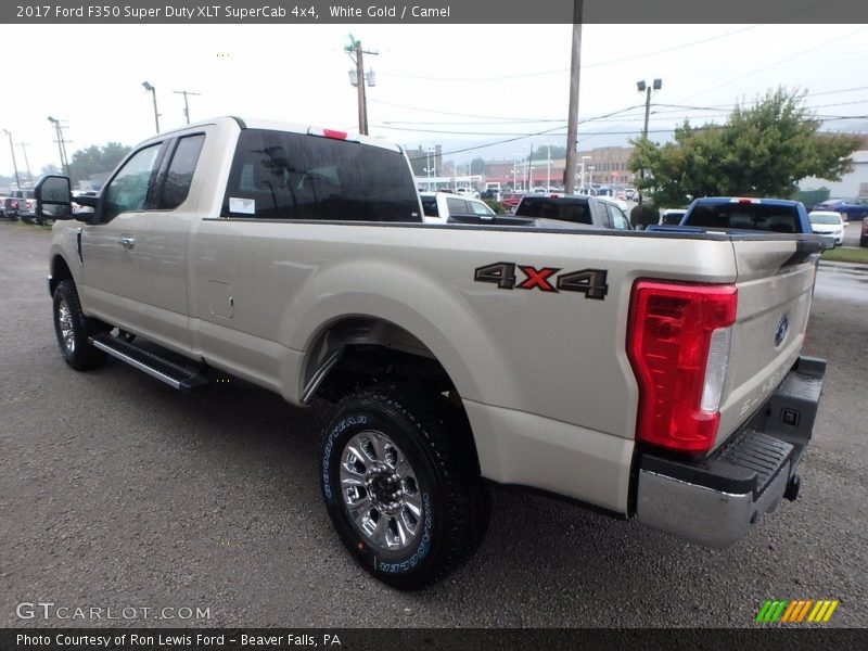 White Gold / Camel 2017 Ford F350 Super Duty XLT SuperCab 4x4