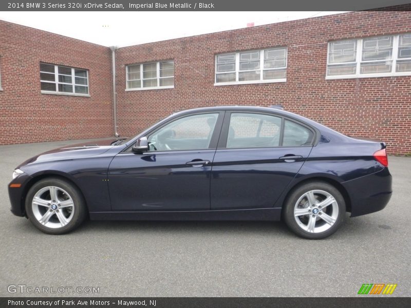Imperial Blue Metallic / Black 2014 BMW 3 Series 320i xDrive Sedan