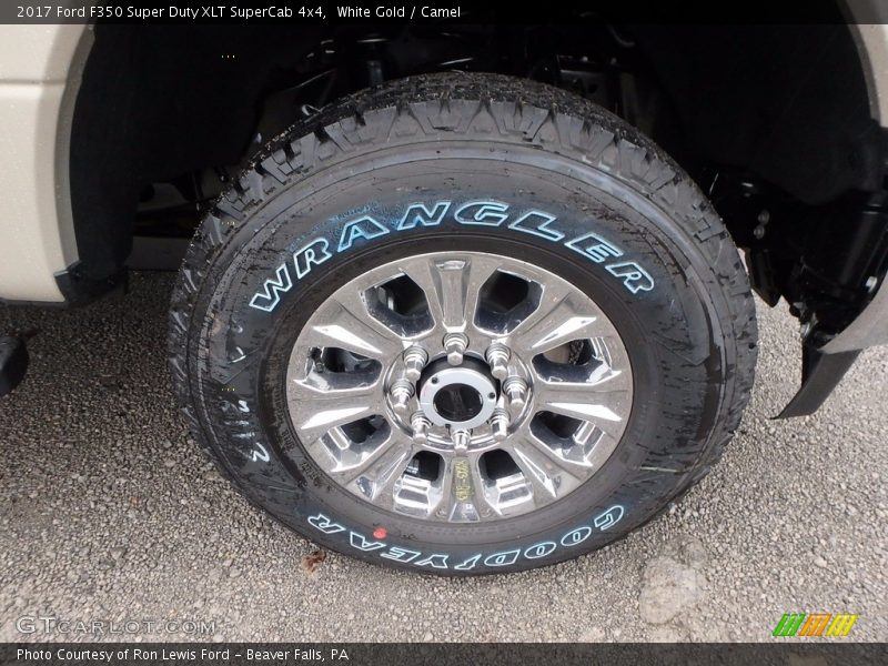 White Gold / Camel 2017 Ford F350 Super Duty XLT SuperCab 4x4