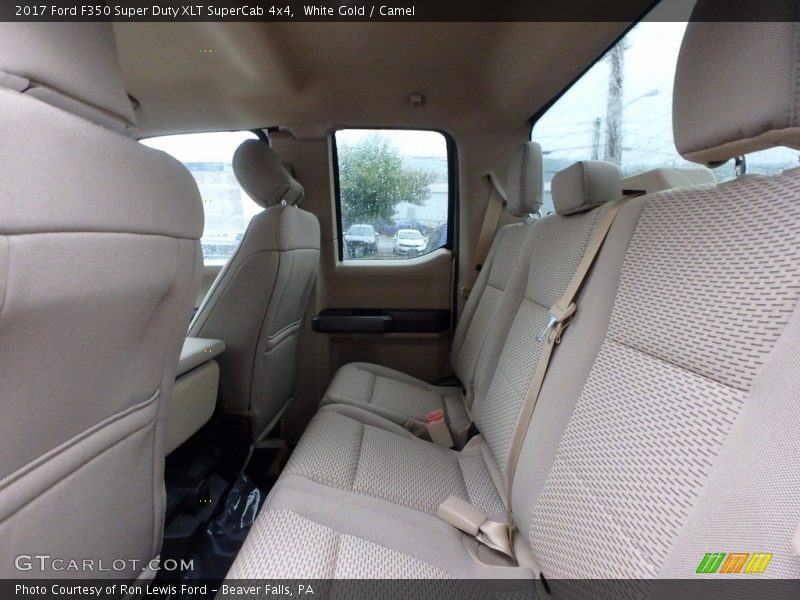 White Gold / Camel 2017 Ford F350 Super Duty XLT SuperCab 4x4