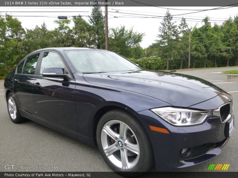 Imperial Blue Metallic / Black 2014 BMW 3 Series 320i xDrive Sedan