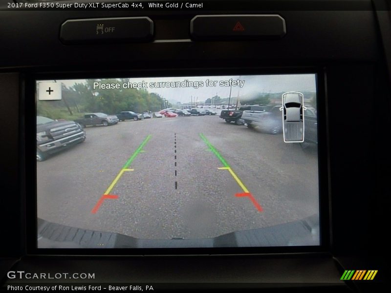 White Gold / Camel 2017 Ford F350 Super Duty XLT SuperCab 4x4
