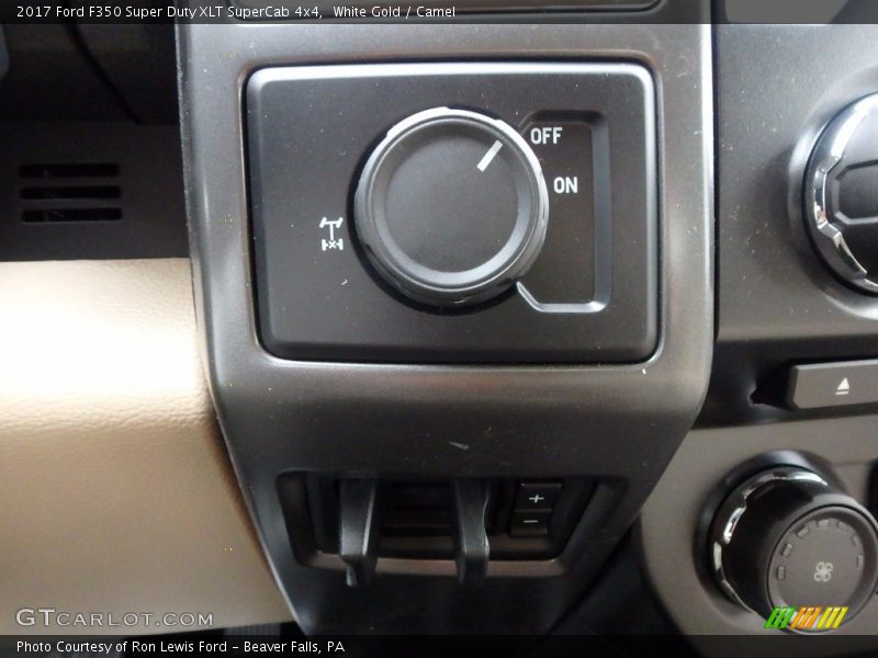 White Gold / Camel 2017 Ford F350 Super Duty XLT SuperCab 4x4