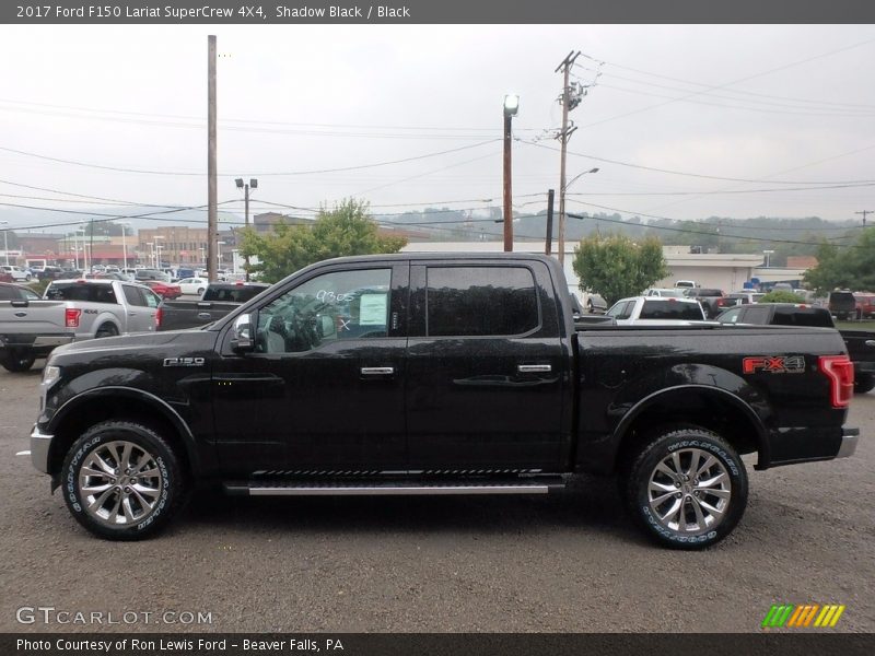 Shadow Black / Black 2017 Ford F150 Lariat SuperCrew 4X4