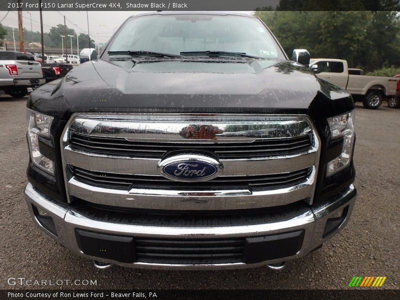 Shadow Black / Black 2017 Ford F150 Lariat SuperCrew 4X4