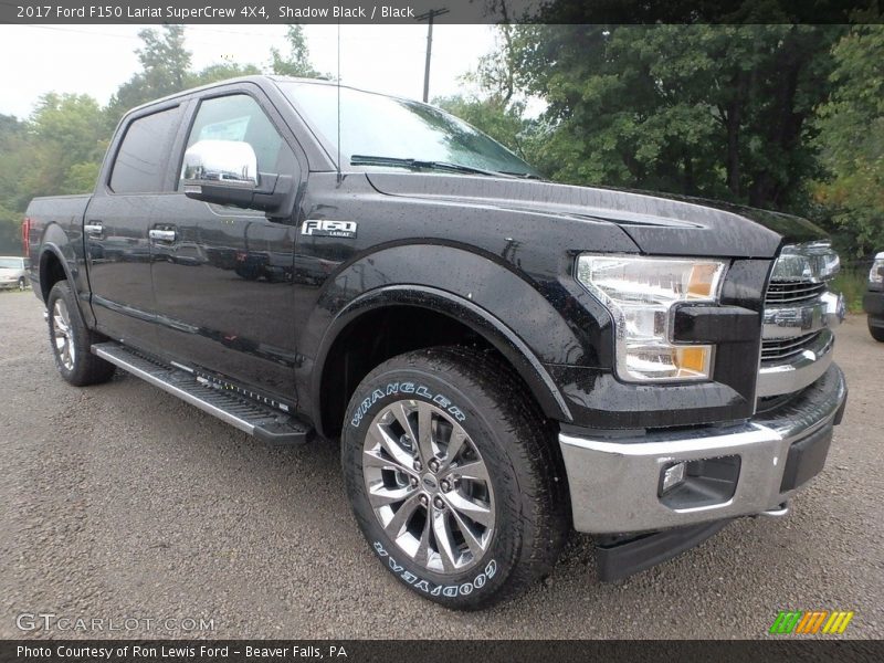 Shadow Black / Black 2017 Ford F150 Lariat SuperCrew 4X4